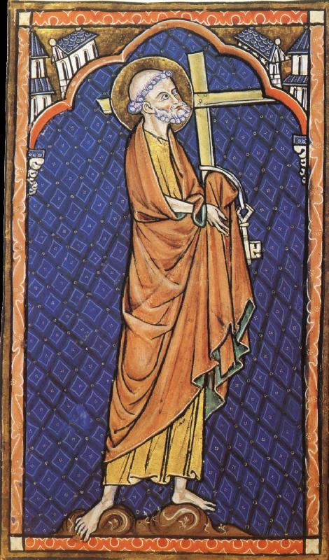 unknow artist The apostle Peter, from Oscottpsaltaren